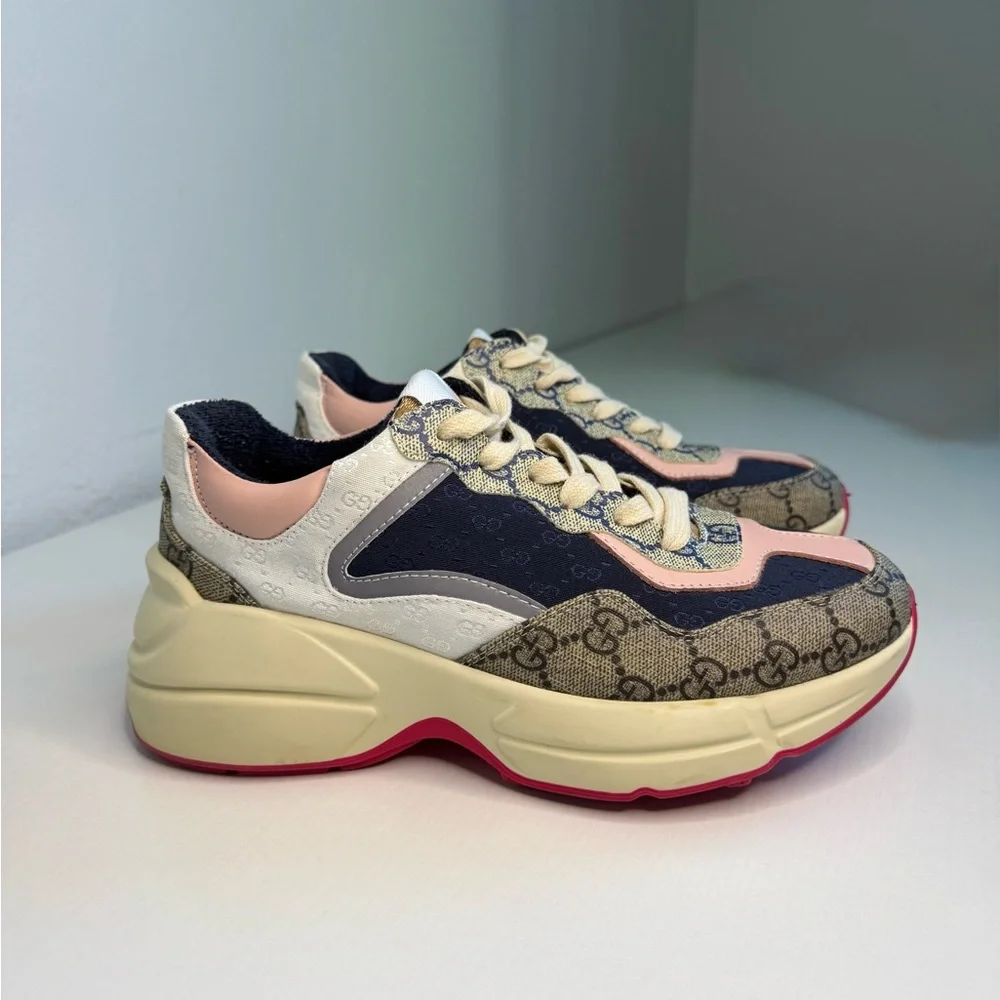 Gucci Rhyton Sneakers – EU 38 / US 7.5 (Women) - Picture 1 of 6